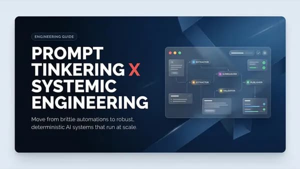 Systemic Thinking vs. Prompt Tinkering