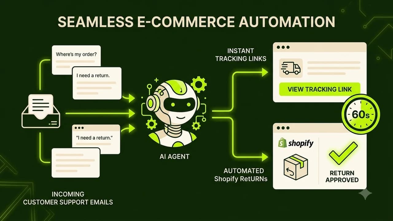 AI Email Support Bot E-Commerce Returns Tracking India Zero To AI
