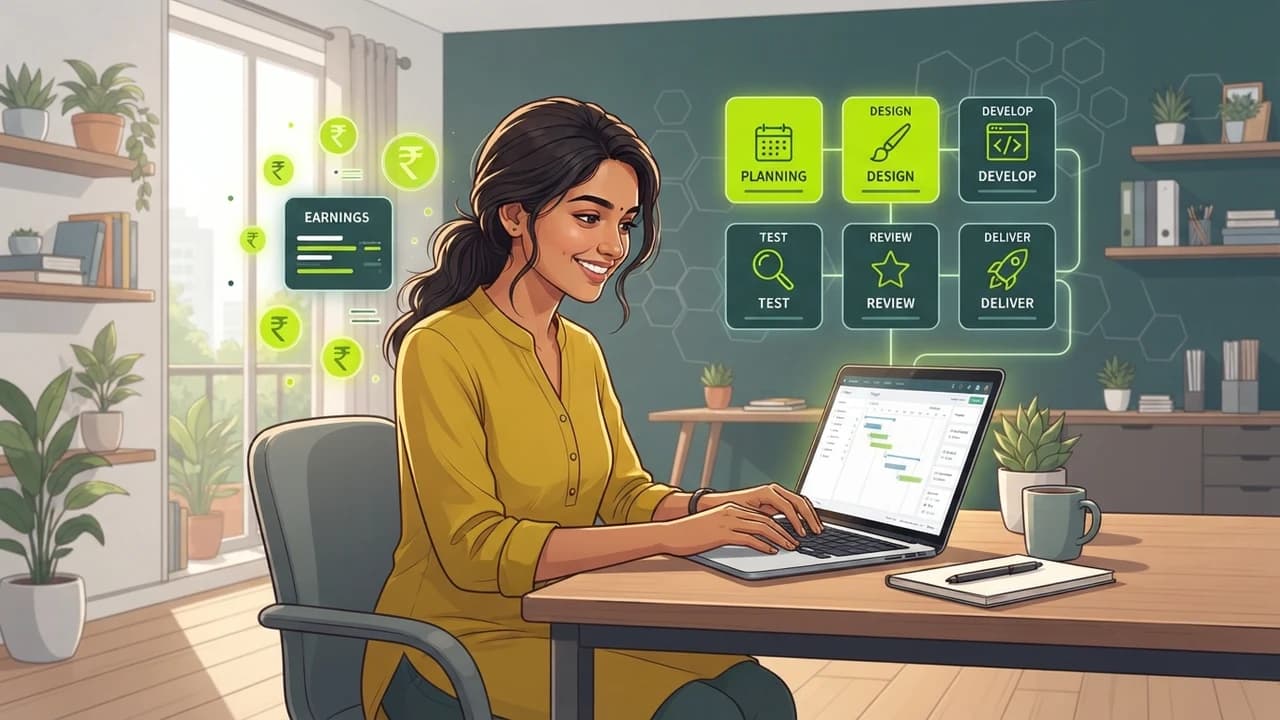 AI Freelancing for Beginners: How to Earn Your First ₹50,000 Without Coding (2026)