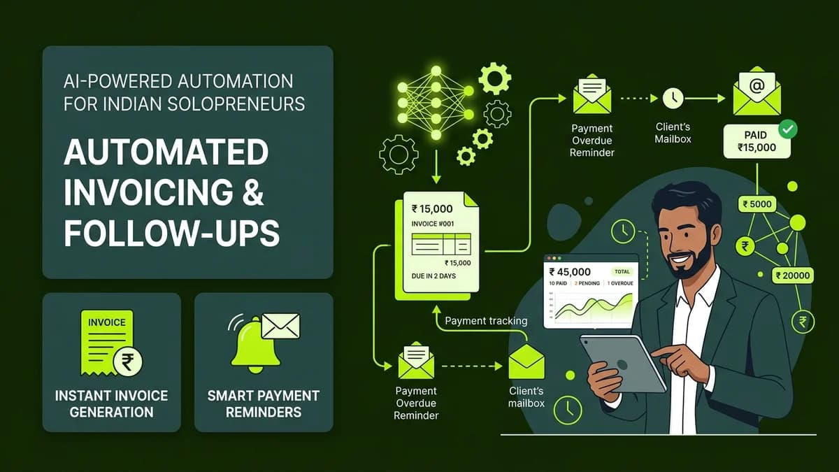 How Indian Solopreneurs & Agencies Use AI to Automate Invoicing and Client Follow-ups