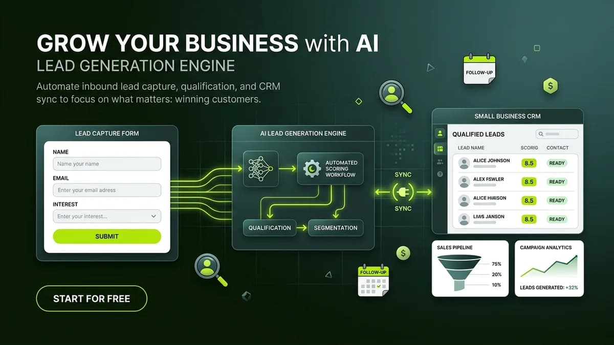 How Small Businesses Use AI Lead Generation Engines to Capture 3x More Clients