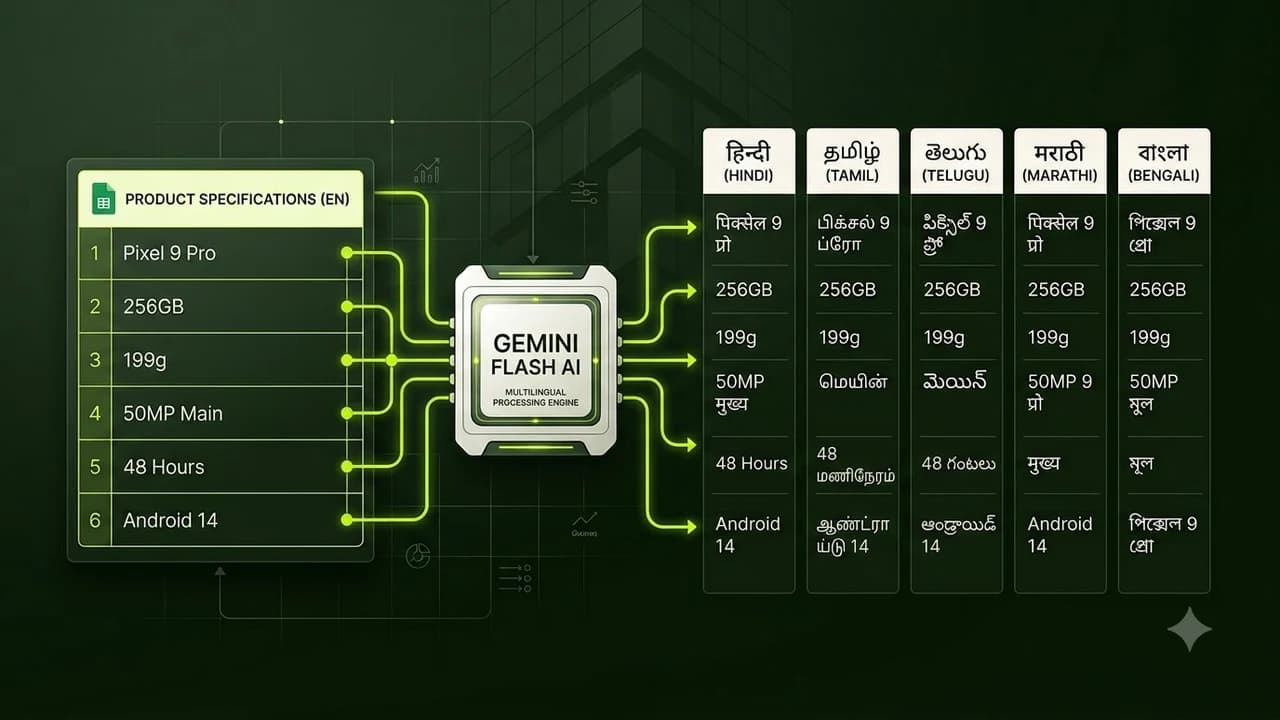 Gemini Flash Multilingual Ecommerce Catalog Translation India Zero To AI