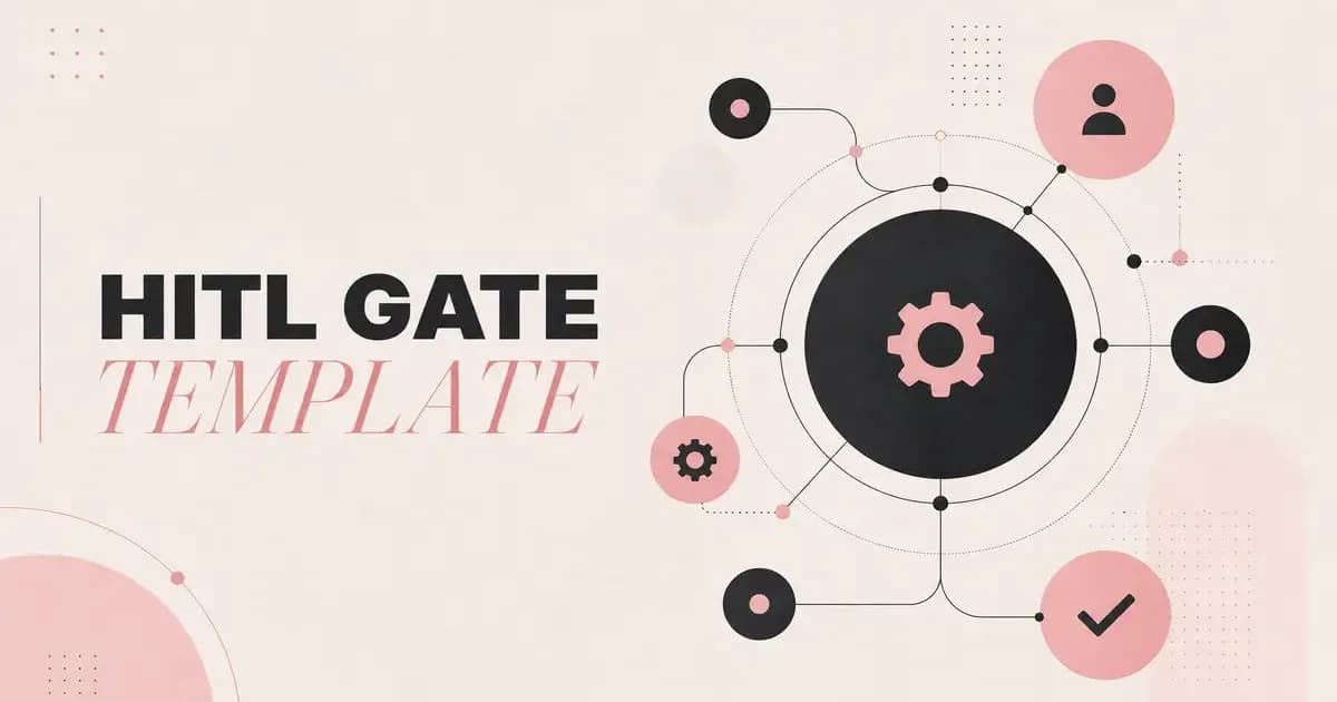 Hero image for The Anatomy of a Production-Grade Human-in-the-Loop (HITL) Gate