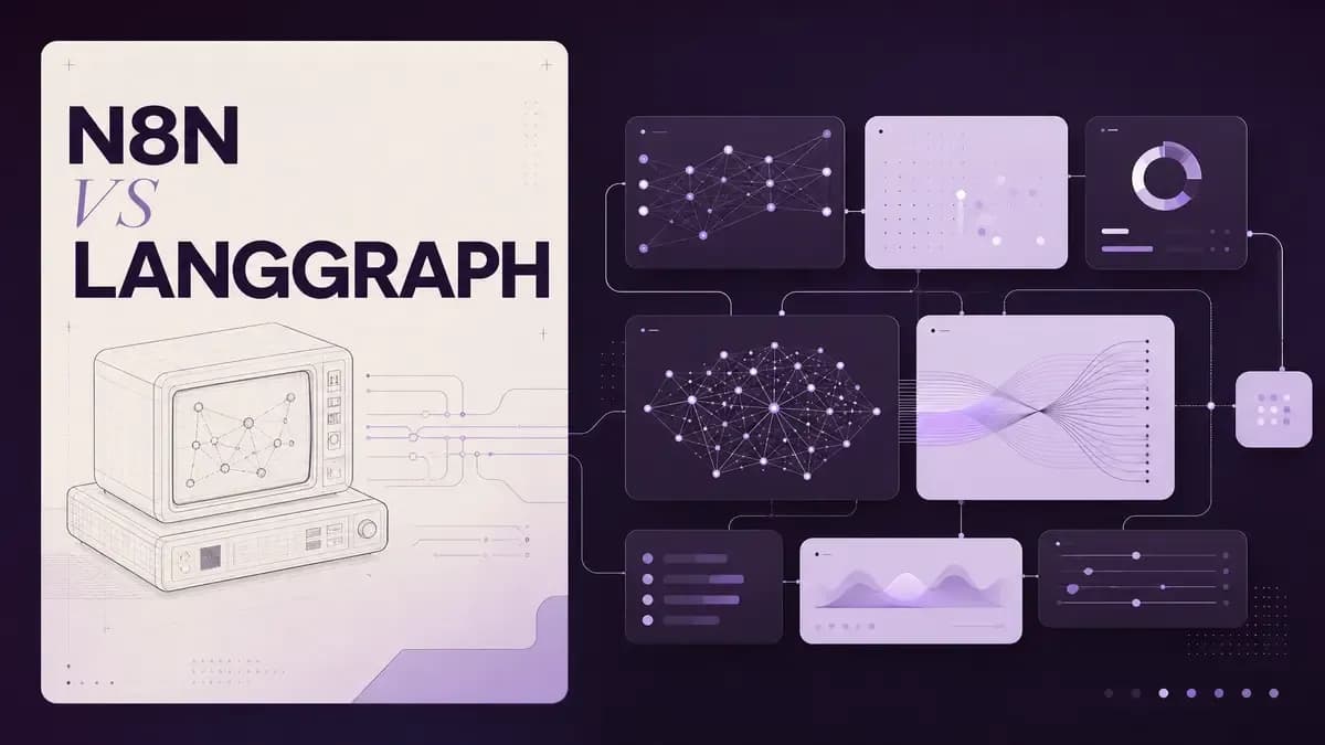 Hero image for Visual Workflow vs. Code-First Agents: When to Use n8n vs. LangGraph