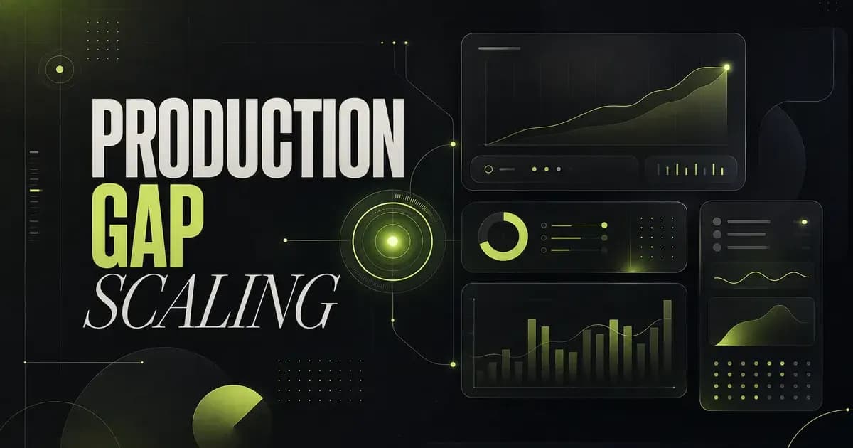 Hero image for The 2026 "Production Gap": Why 77% of AI Agent Pilots Fail to Scale
