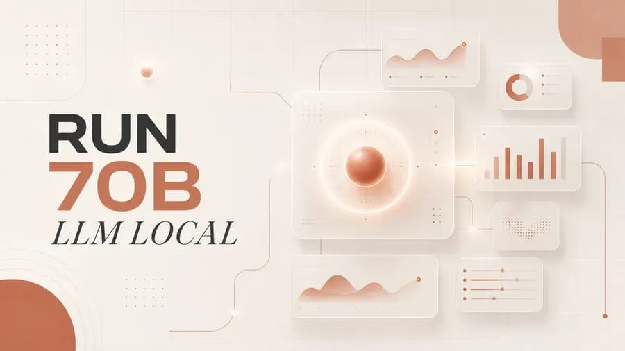 Hero image for How to Run LLM Locally on Laptop: The 70B Guide
