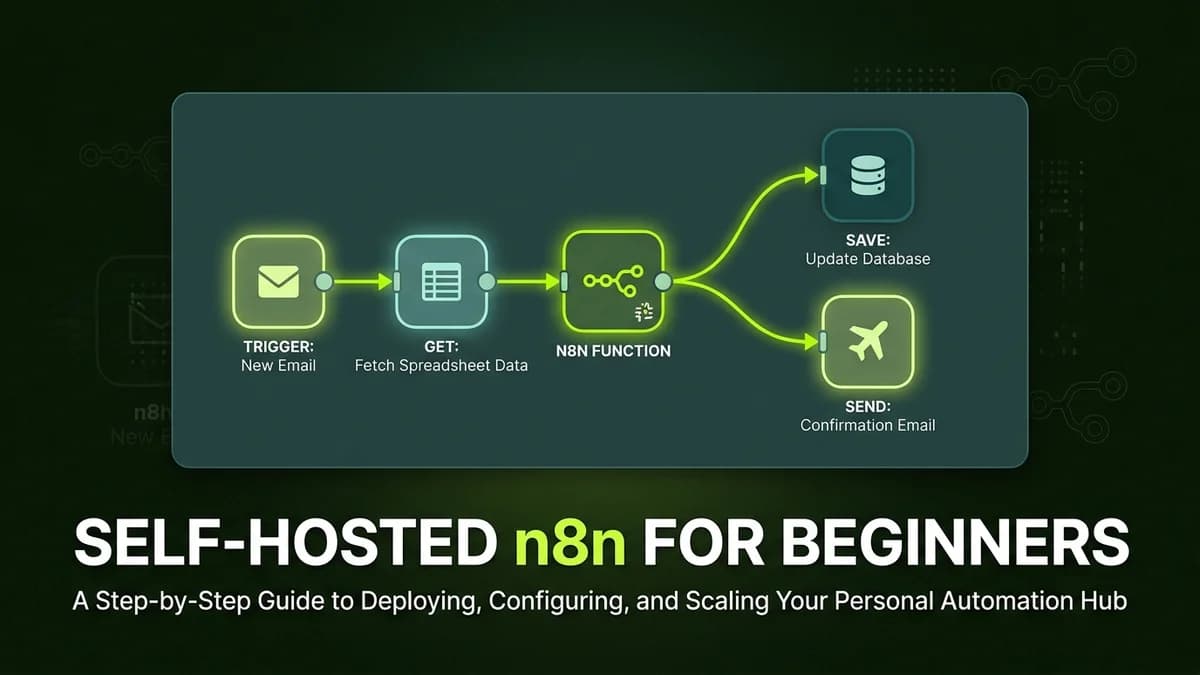 Self-Hosted n8n for Beginners: How to Build 5 Everyday Business Automations for Free