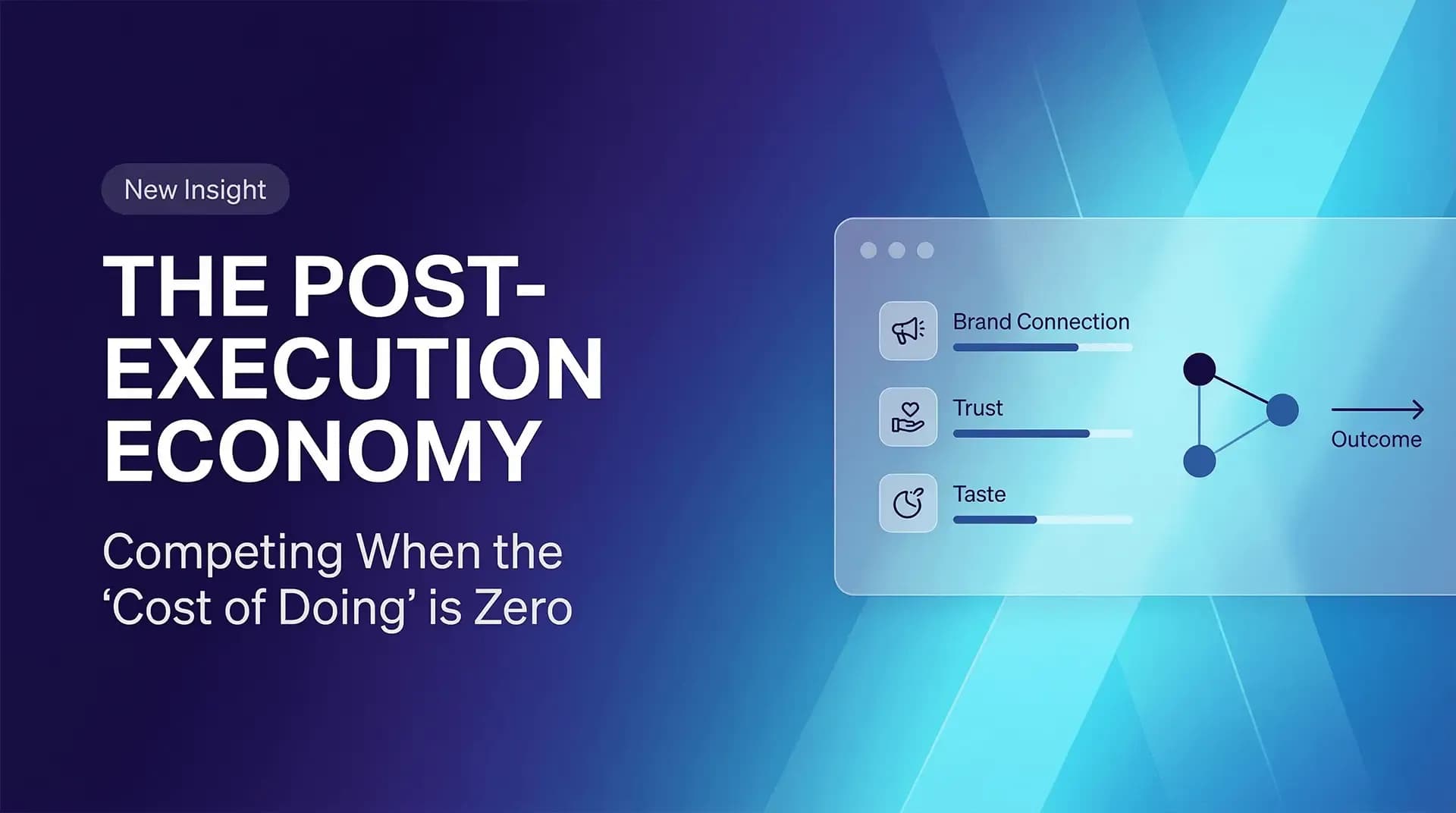 The Post-Execution Economy