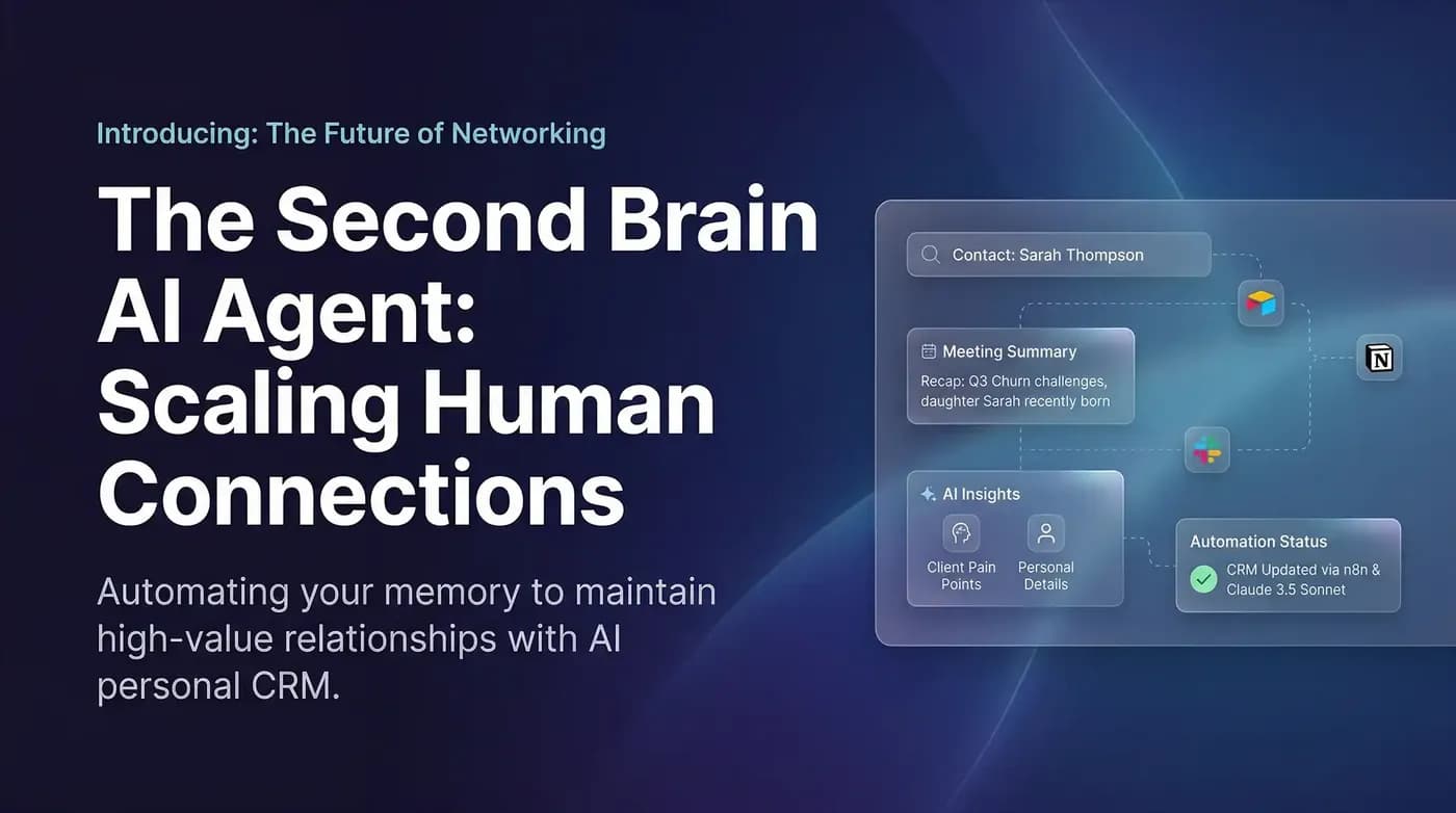 Automate Your Personal CRM: How to Use AI to Never Forget a Client Detail Again