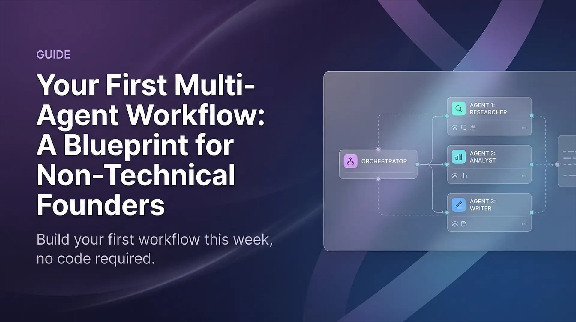 Your First Multi-Agent Workflow: A Step-by-Step Blueprint for Non-Technical Founders